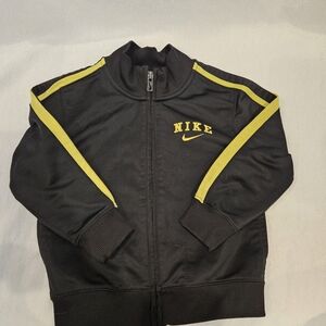 Nike Black and Yellow Track Jacket